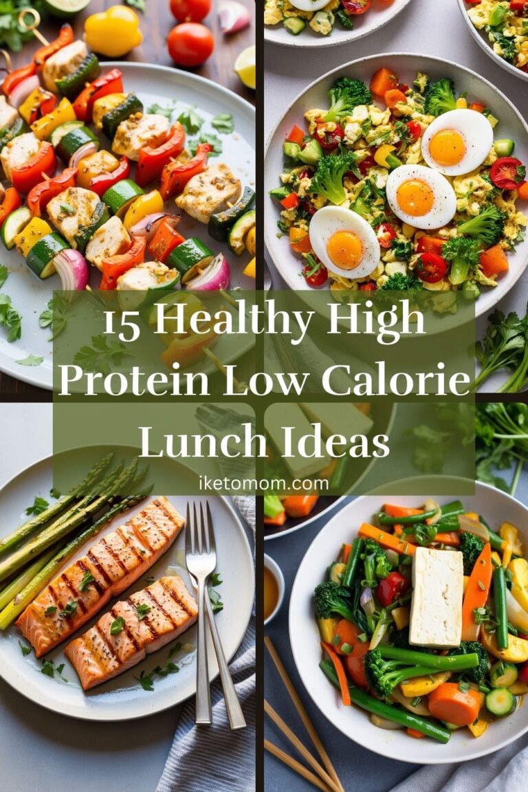 15 Healthy High Protein Low Calorie Lunch Ideas I Keto Mom Best And