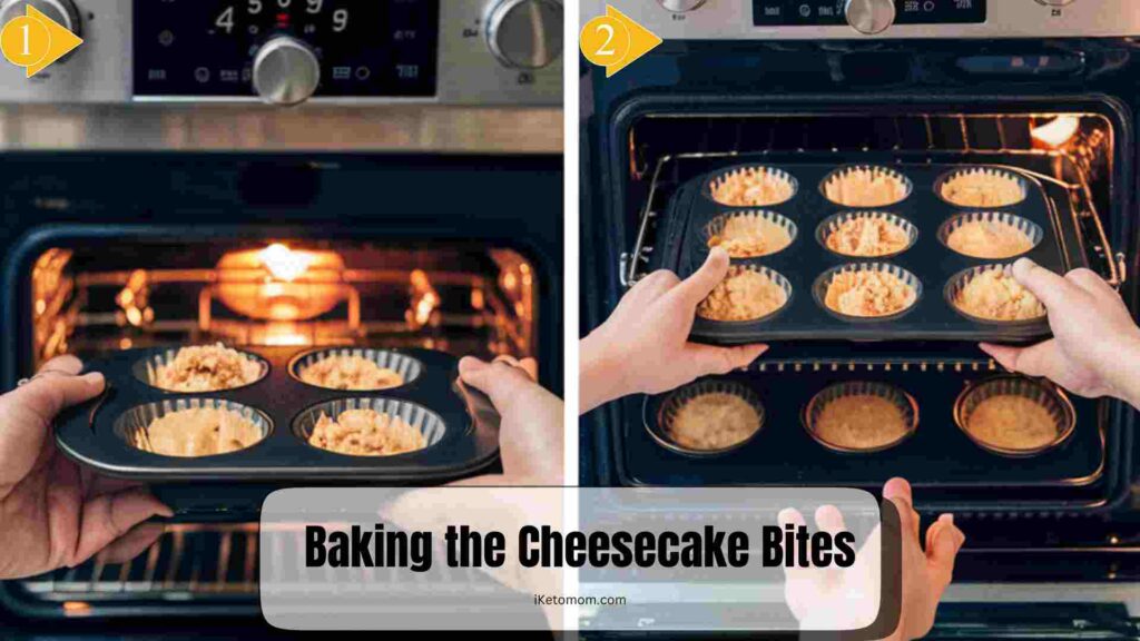 Baking the Cheesecake Bites
