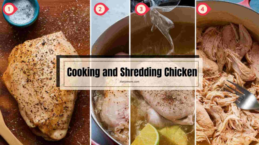 Cooking and Shredding Chicken