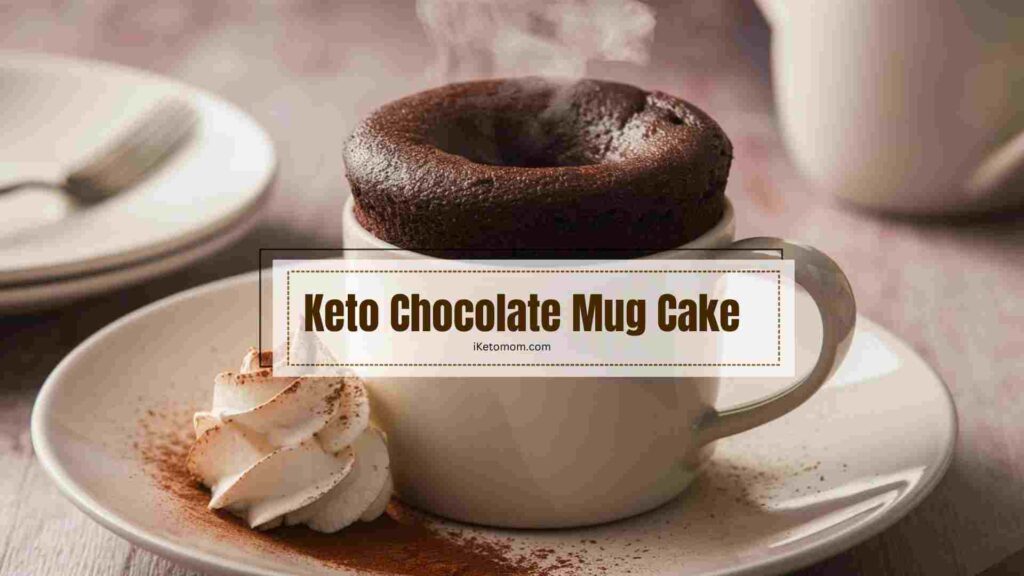 Keto Chocolate Mug Cake 