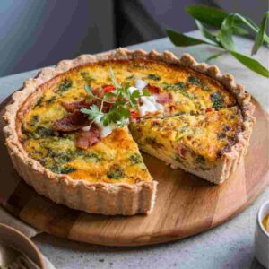 Keto Crustless Quiche Lorraine Recipe