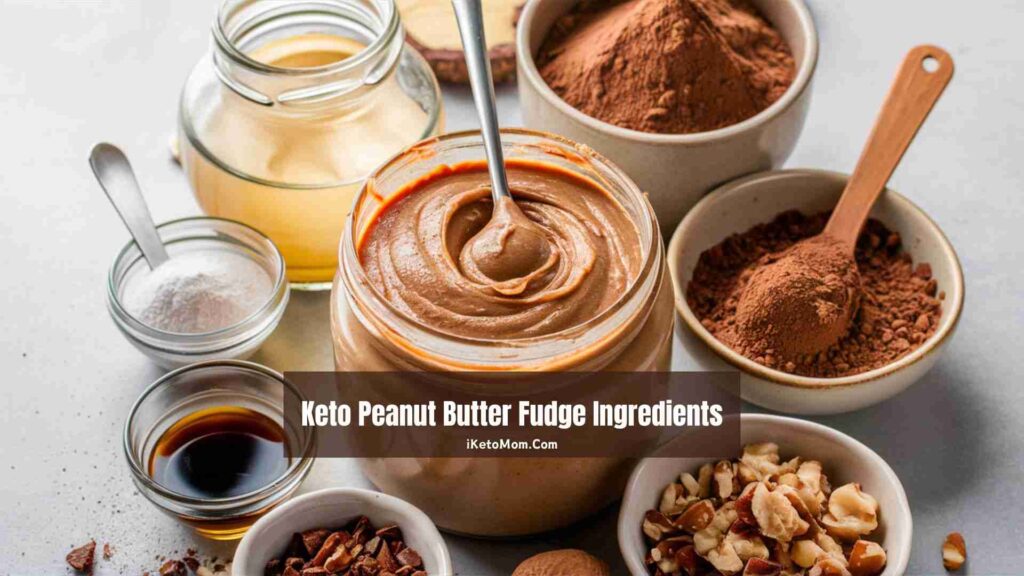 Keto Peanut Butter Fudge Ingredients