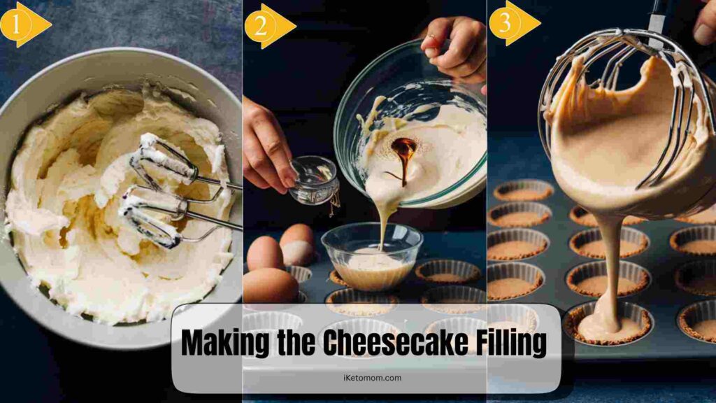 Making the Cheesecake Filling