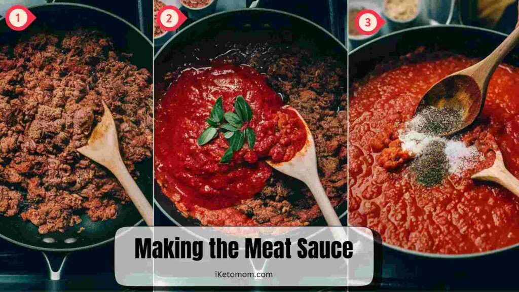 Making the Meat Sauce