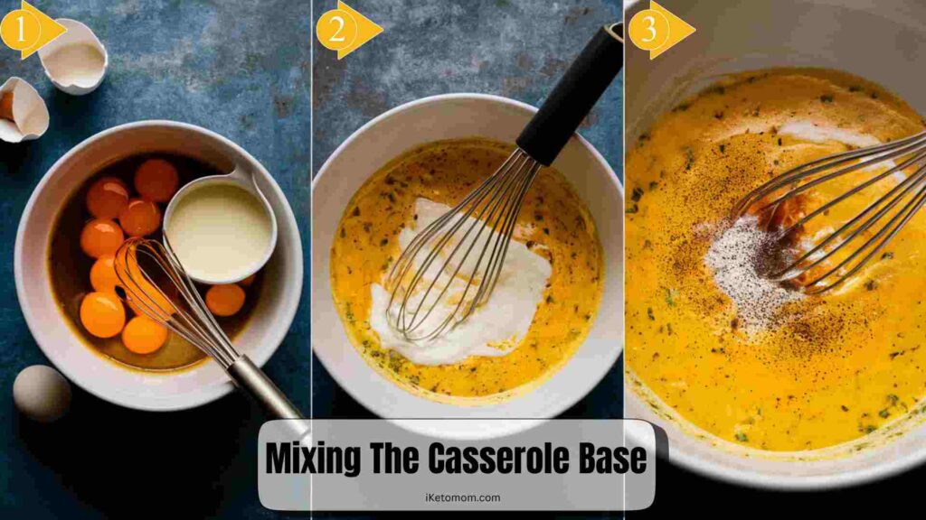 Mixing The Casserole Base