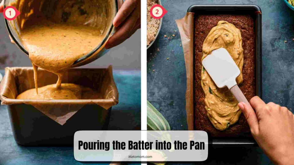 Pouring the Batter into the Pan