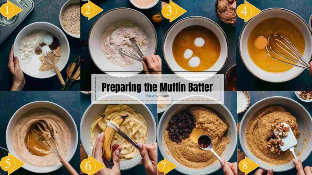 Preparing the Muffin Batter