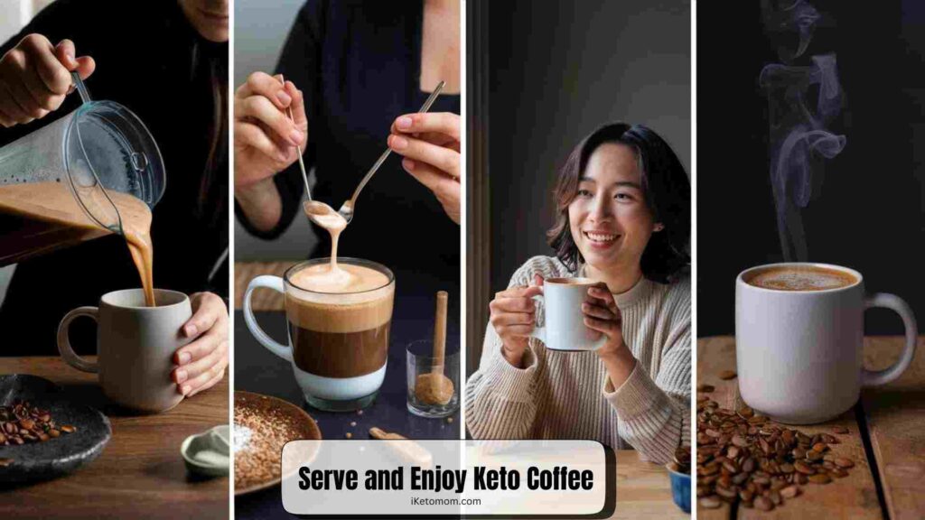 Serve and Enjoy Keto Coffee