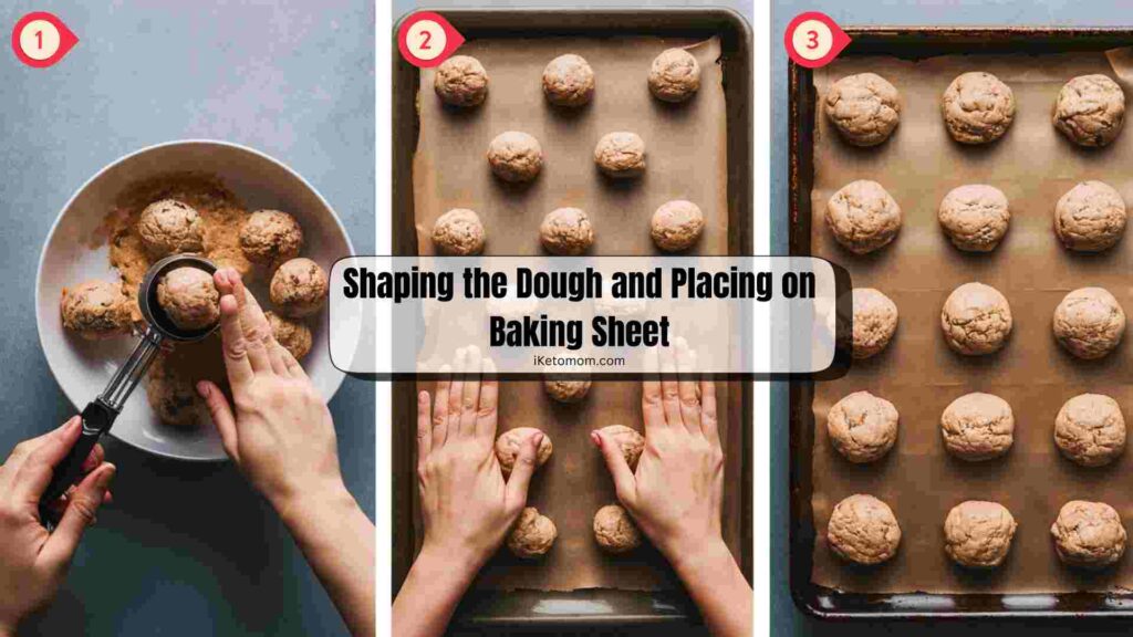 Shaping the Dough and Placing on Baking Sheet