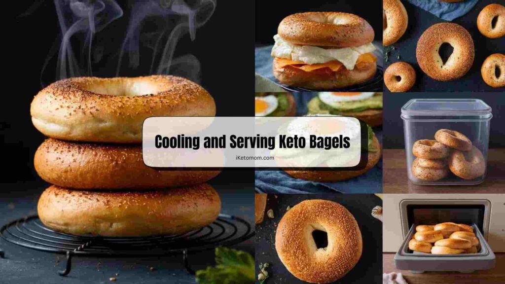 Cooling and Serving Keto Bagels