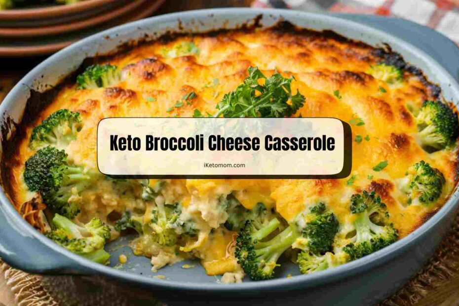 Keto Broccoli Cheese Casserole