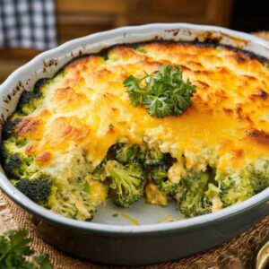Keto Broccoli Cheese Casserole Recipe