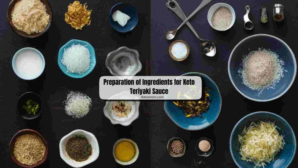Preparation of Ingredients for Keto Teriyaki Sauce