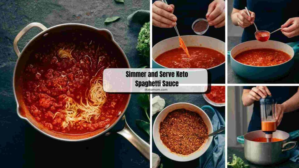 Simmer and Serve Keto Spaghetti Sauce