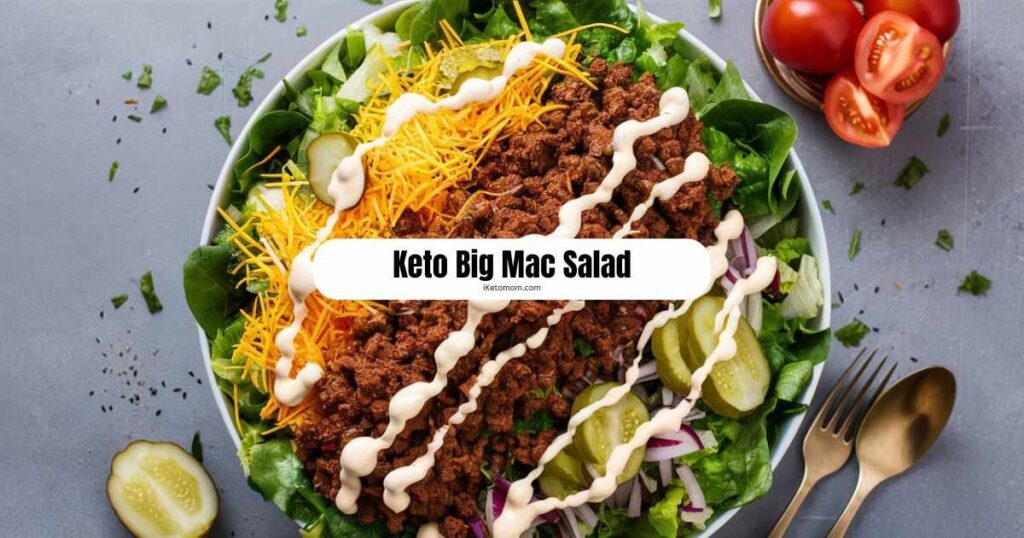 Keto Big Mac Salad