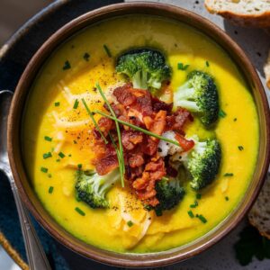 Keto Broccoli Cheese Soup Recipe