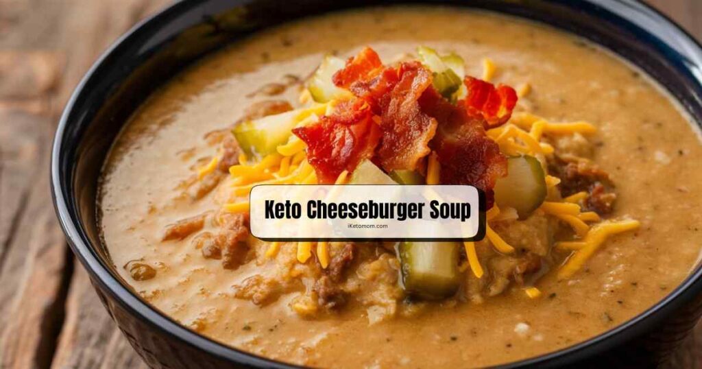 Keto Cheeseburger Soup