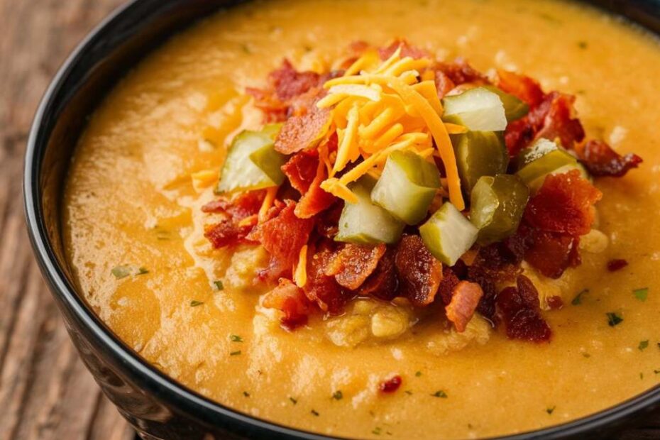 Keto Cheeseburger Soup Recipe