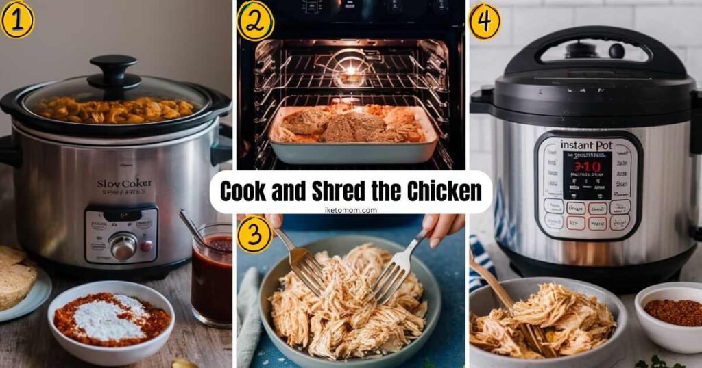 Cook and Shred the Chicken