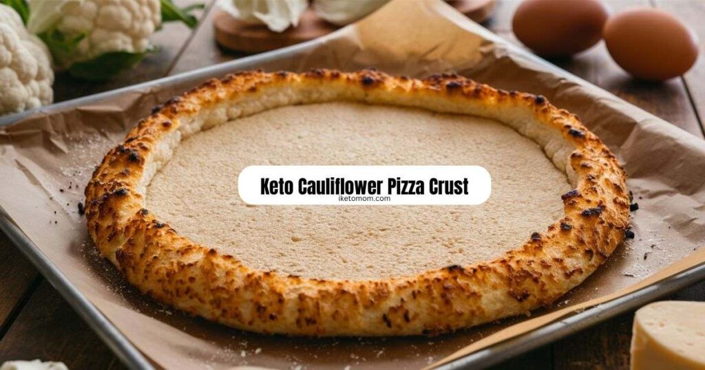 Keto Cauliflower Pizza Crust