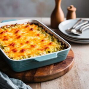 Keto Cheesy Cabbage Casserole Recipe