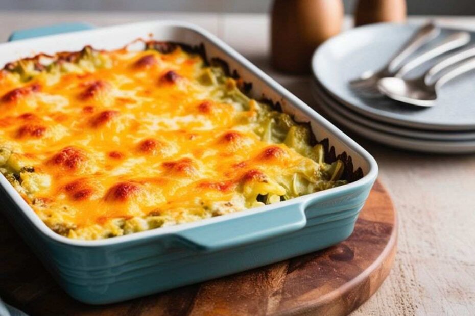 Keto Cheesy Cabbage Casserole Recipe