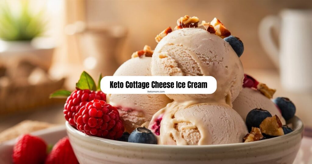 Keto Cottage Cheese Ice Cream