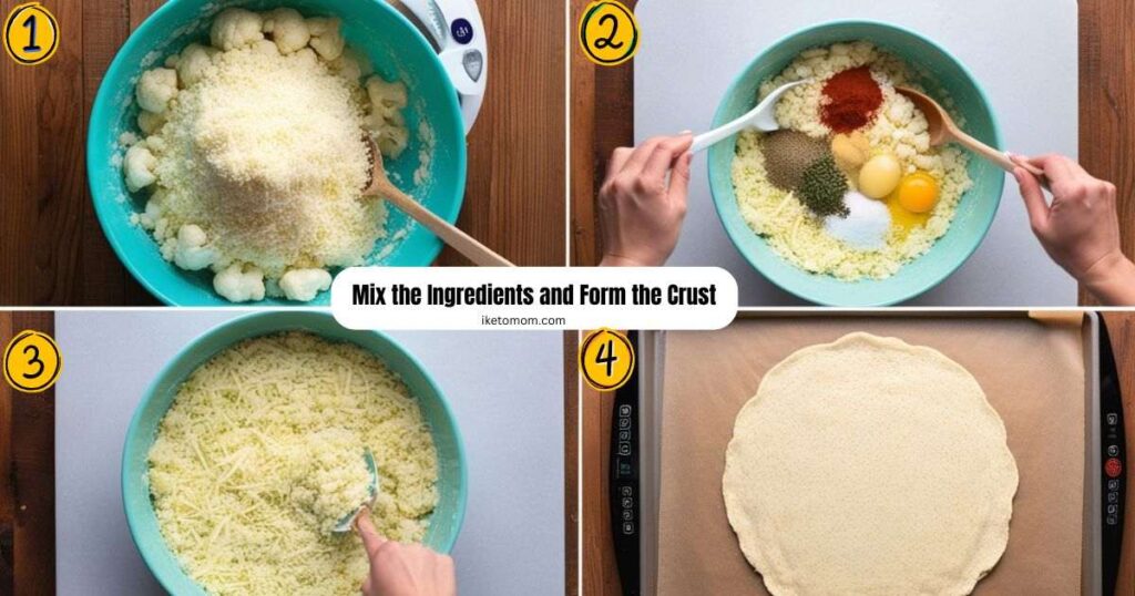 Mix the Ingredients and Form the Crust