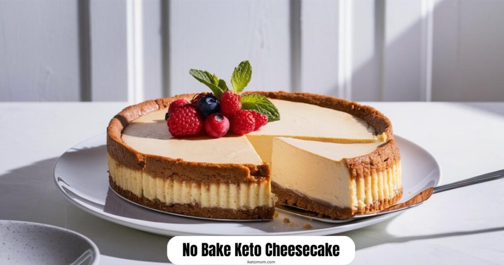 No Bake Keto Cheesecake