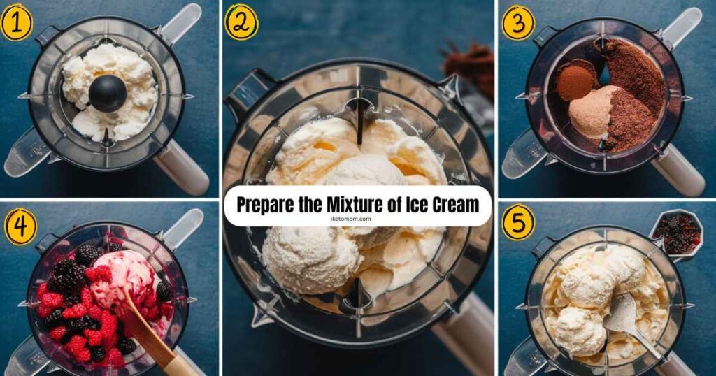 Prepare the Mixture of Ice Cream