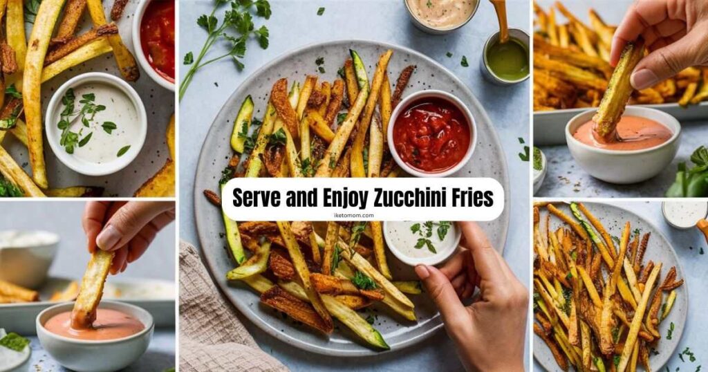 Serve and Enjoy Zucchini Fries