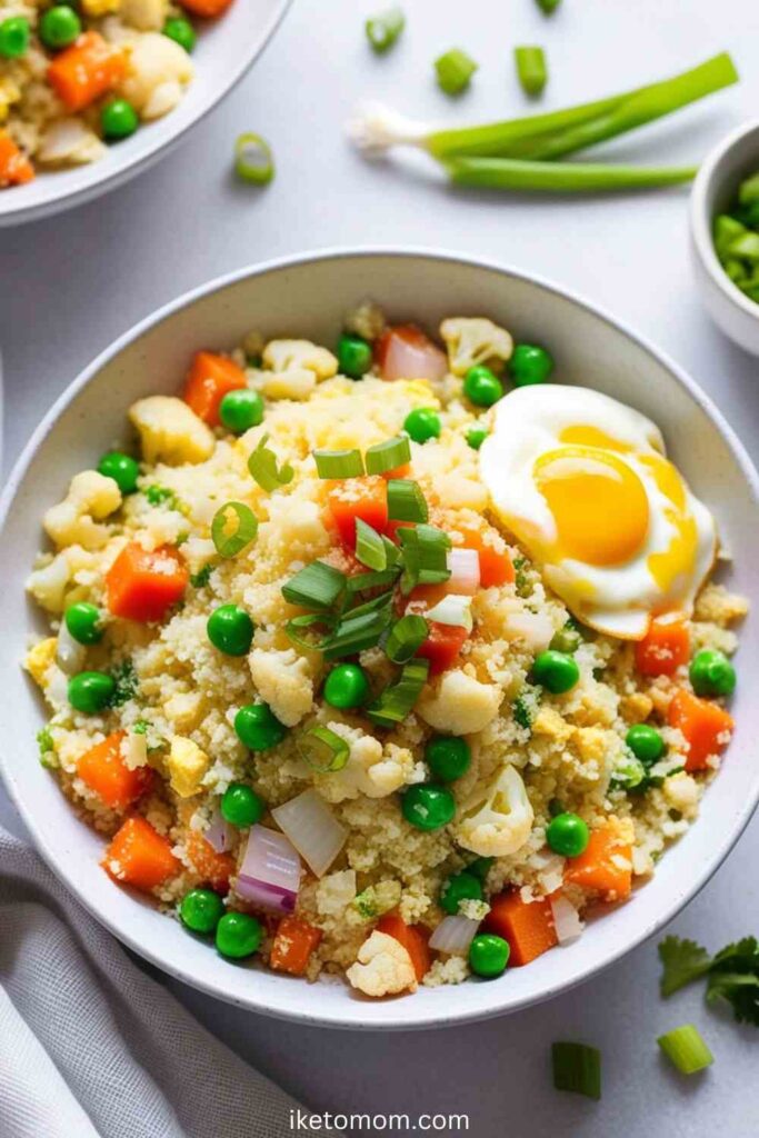 Low Carb Food Ideas Cauliflower Fried Rice