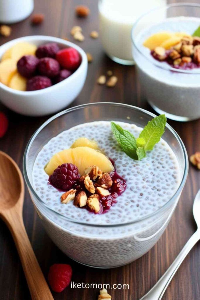 High-Protein Snacks Ideas Chia Pudding