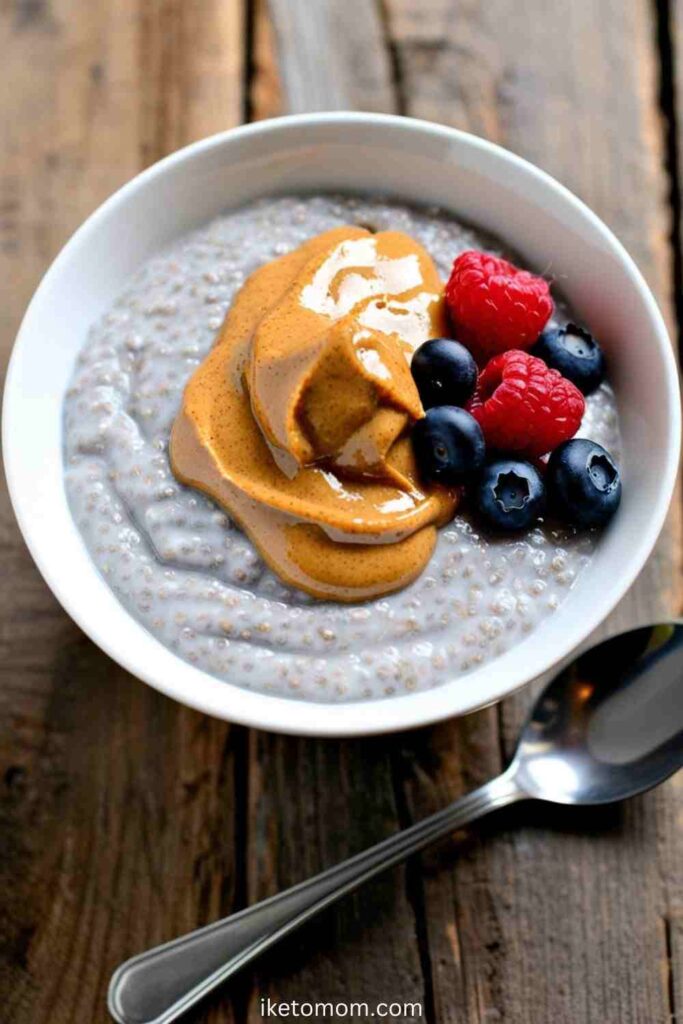 Chia Pudding with Almond Butter