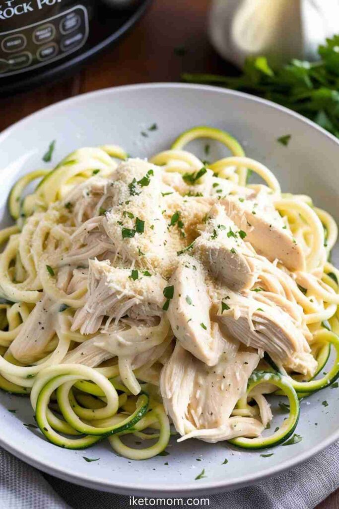 Crock Pot Chicken Alfredo