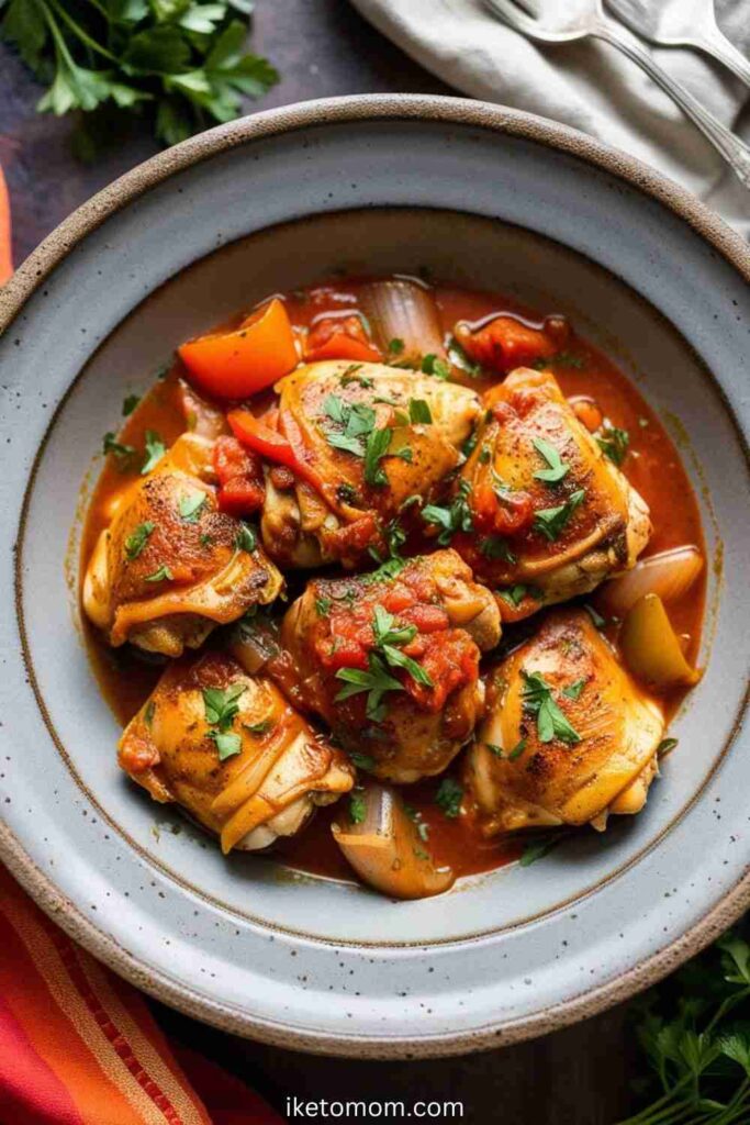 Crock Pot Chicken Cacciatore