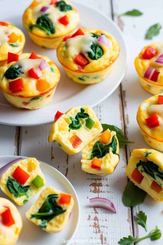 Egg Muffins with Veggies and Cheese