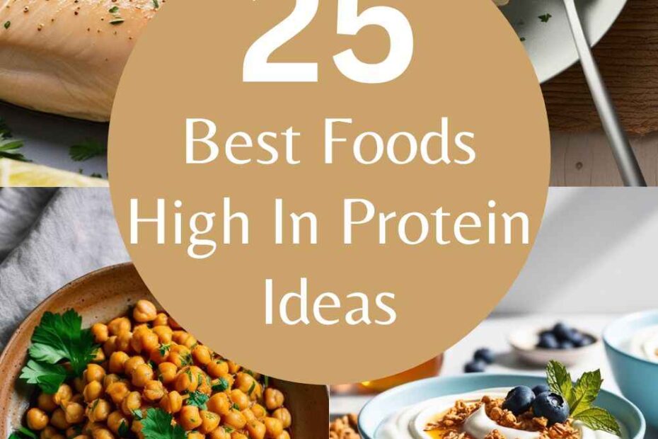 Foods High In Protein Ideas