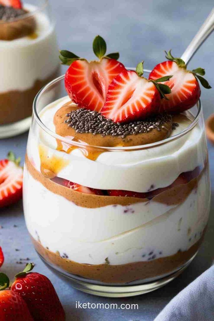 Greek Yogurt and Almond Butter Parfait