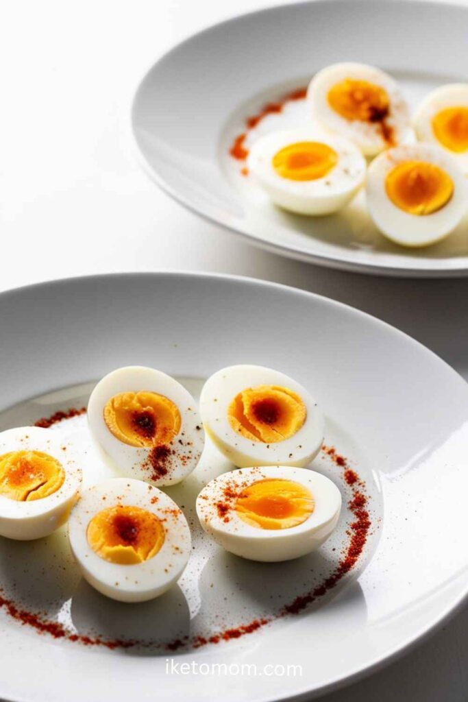 Hard-Boiled Eggs with Paprika