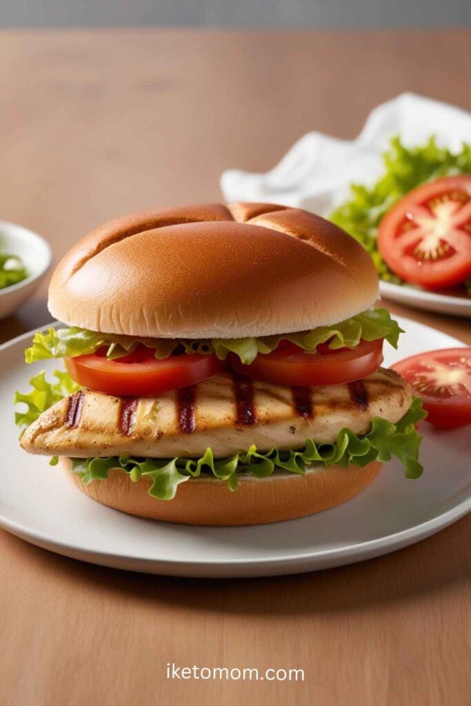 High Protein Fast Food Ideas McDonald's Artisan Grilled Chicken Sandwich