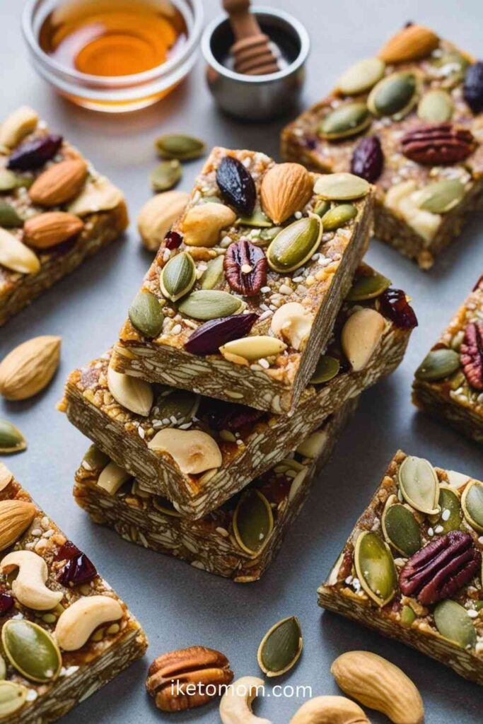 High-Protein Snacks Ideas Nut and Seed Bars