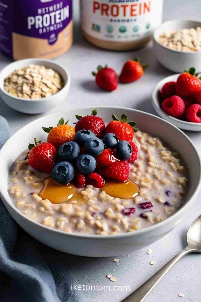 Protein Oatmeal with Berries