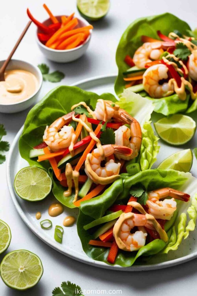 Shrimp Lettuce Wraps