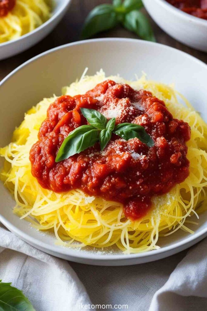 Spaghetti Squash with Marinara Sauce