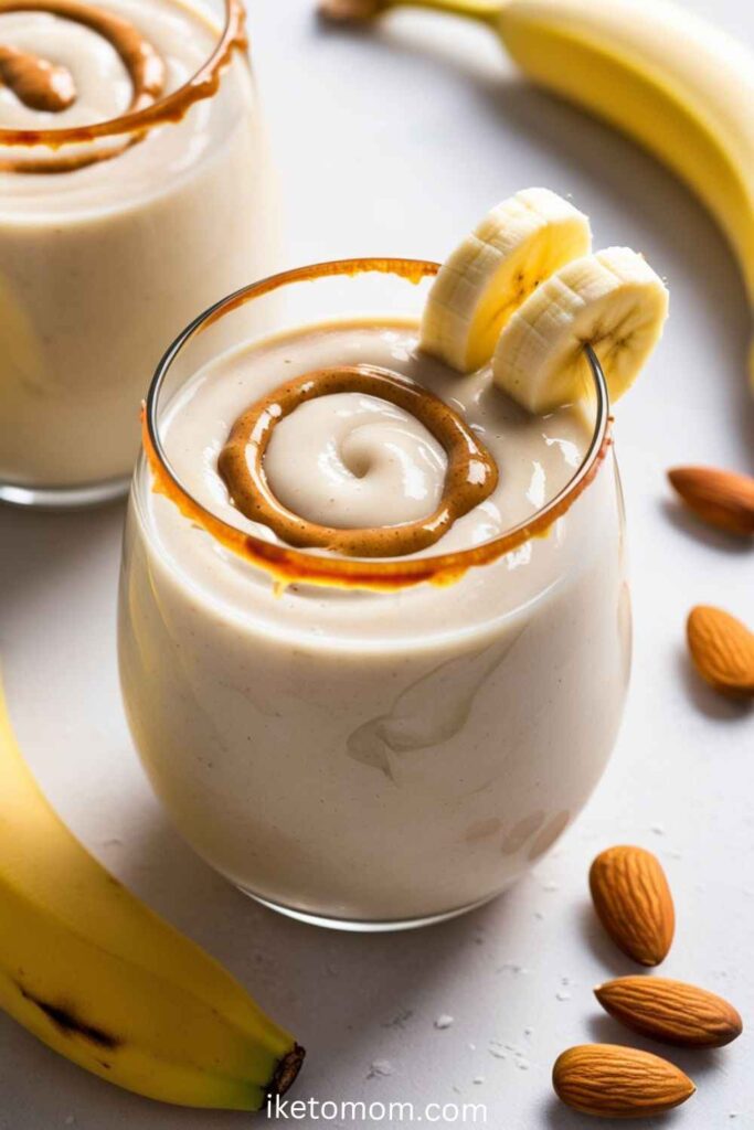 Almond Butter and Banana Smoothie