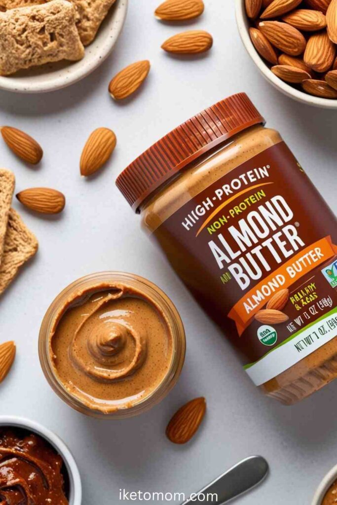 Non-Meat Foods High in Protein Ideas Almonds and Almond Butter