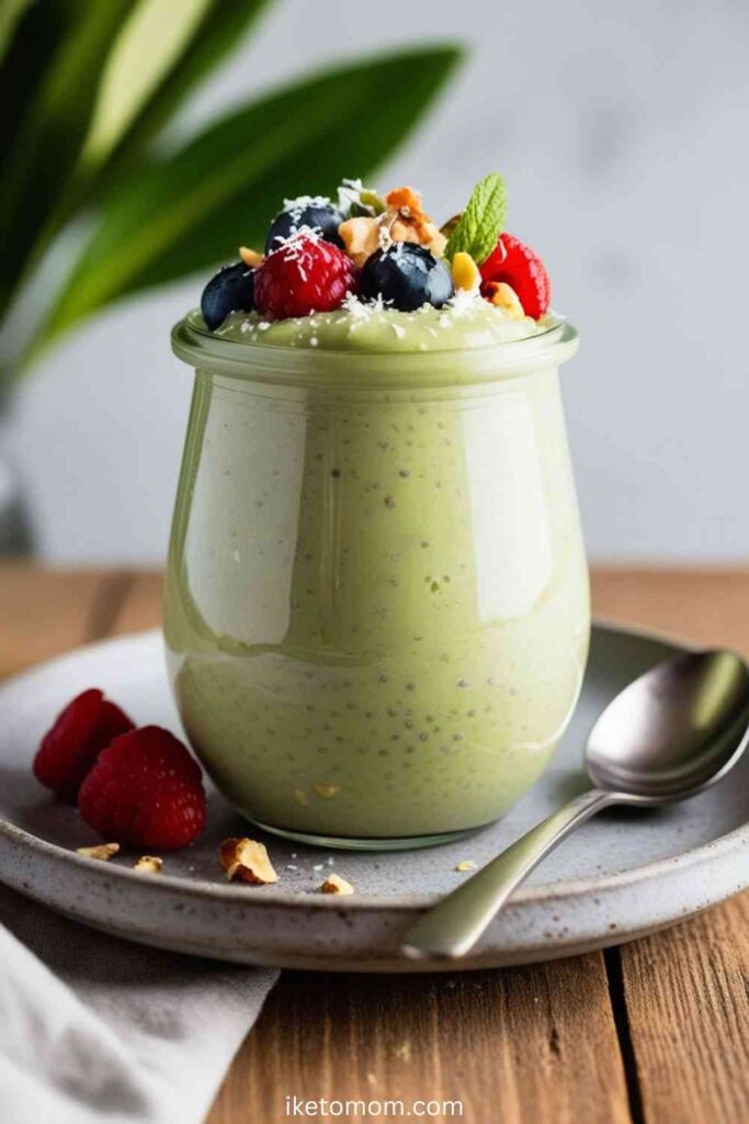 Low Carb Vegan Recipes Avocado Chia Pudding