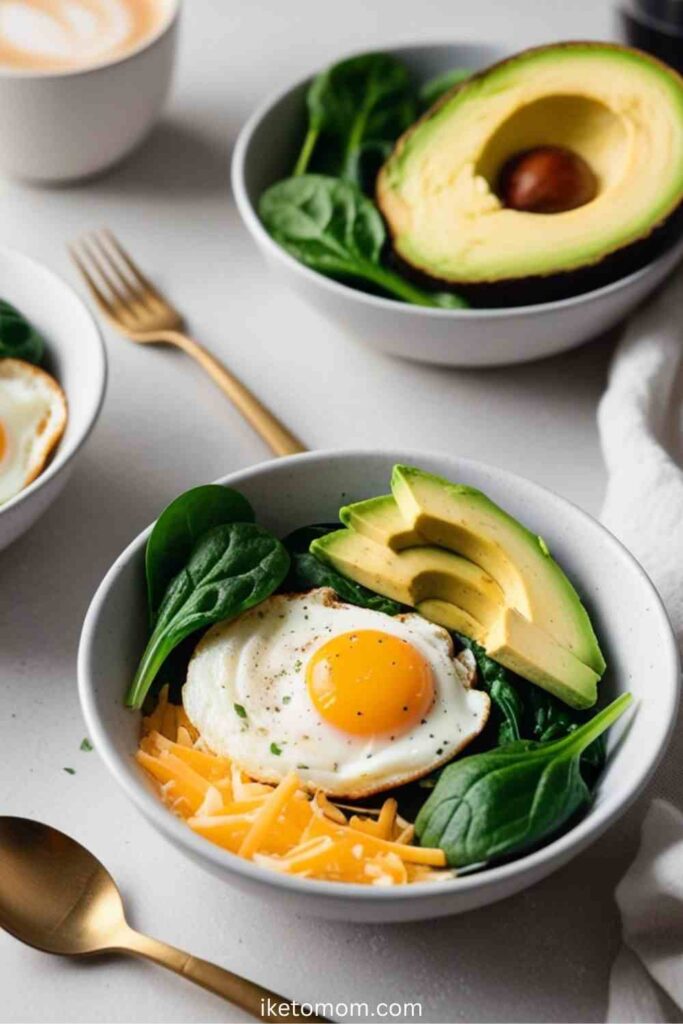 Low Carb Recipes For Beginners Avocado & Egg Breakfast Bowl