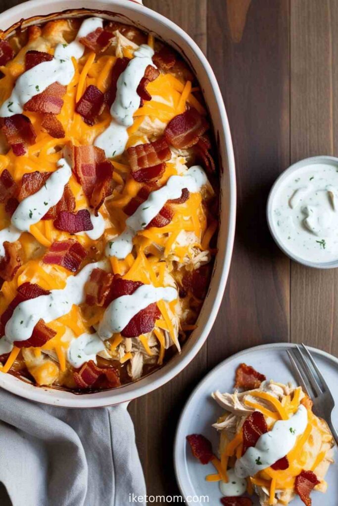 Bacon Ranch Chicken Bake